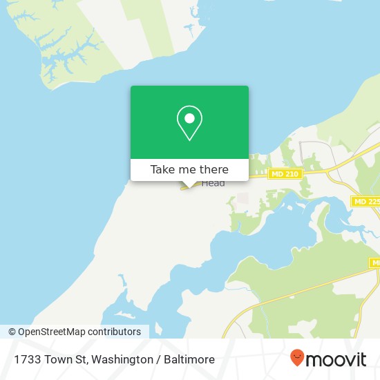 1733 Town St, Indian Head, MD 20640 map