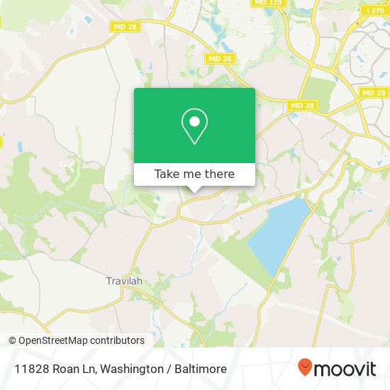 11828 Roan Ln, Gaithersburg, MD 20878 map