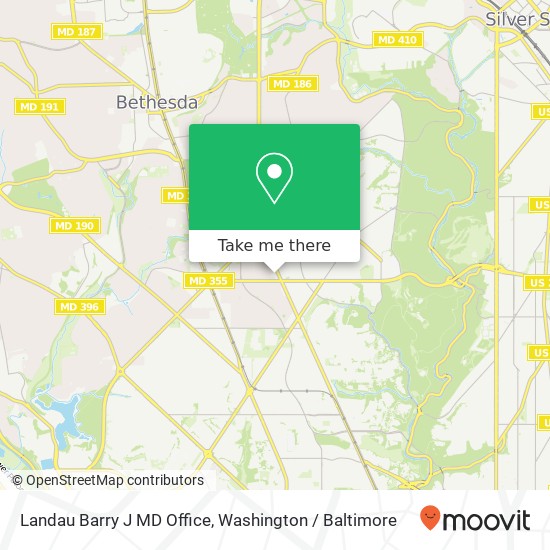 Mapa de Landau Barry J MD Office, 5410 Connecticut Ave NW