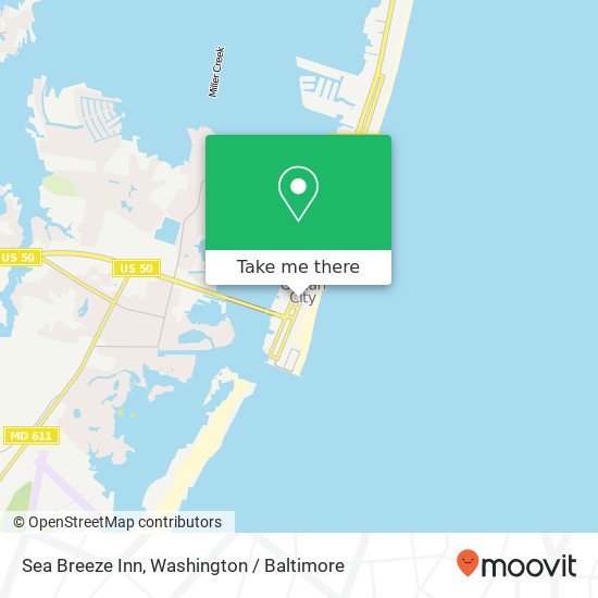 Sea Breeze Inn, 201 N Baltimore Ave map