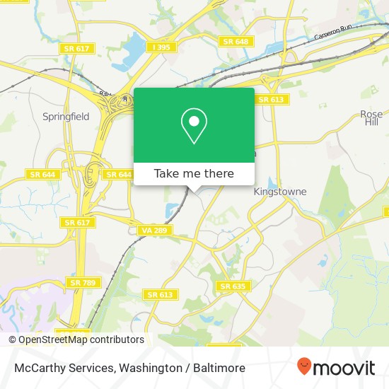 Mapa de McCarthy Services, 6590 Fleet Dr