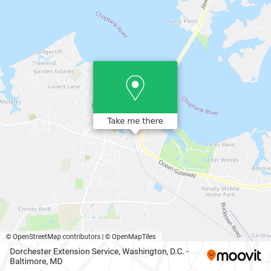 Mapa de Dorchester Extension Service
