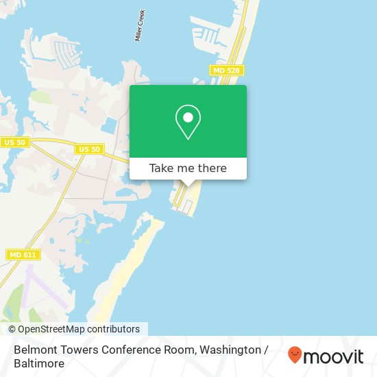 Belmont Towers Conference Room map