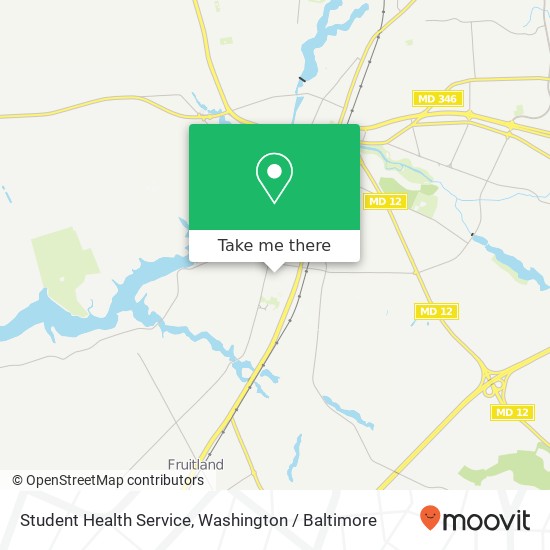 Student Health Service, Salisbury, MD 21801 map