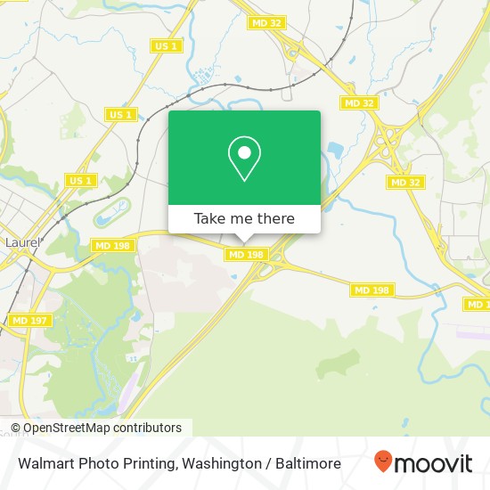 Mapa de Walmart Photo Printing, 3549 Russett Grn