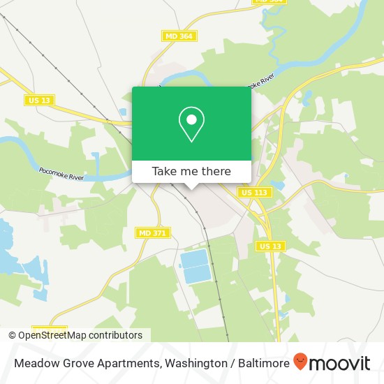 Mapa de Meadow Grove Apartments, 720 10th St