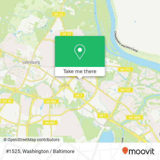 #1525, 241 Fort Evans Rd NE #1525, Leesburg, VA 20176, USA map
