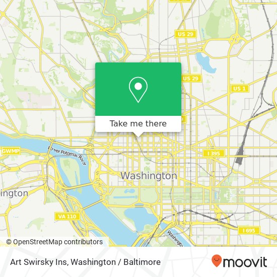 Art Swirsky Ins, 1725 Desales St NW map