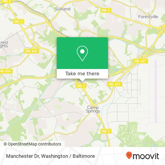 Manchester Dr, Suitland, MD 20746 map