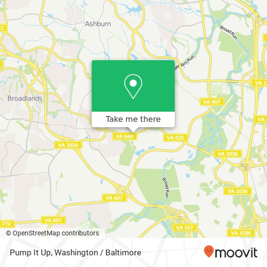 Pump It Up, 44190 Waxpool Rd map