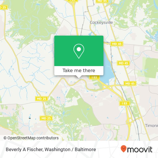 Mapa de Beverly A Fischer, 12205 Tullamore Rd