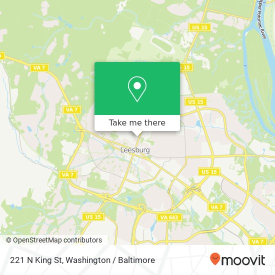 221 N King St, Leesburg, VA 20176 map