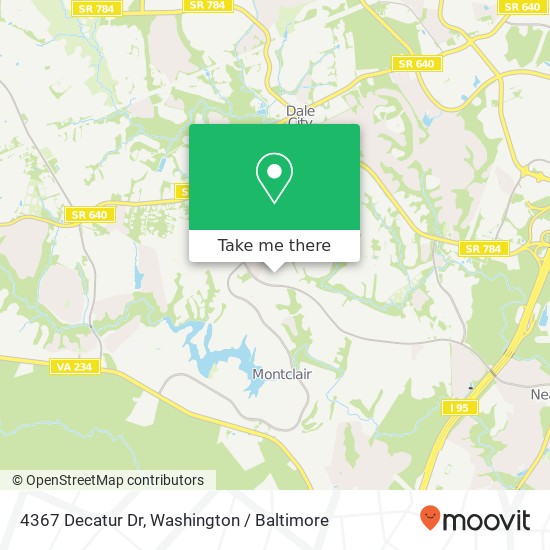 4367 Decatur Dr, Woodbridge, VA 22193 map