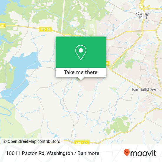 10011 Paxton Rd, Randallstown, MD 21133 map