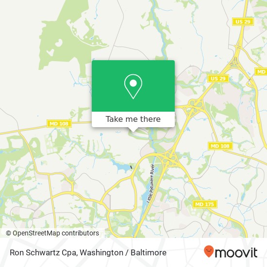 Mapa de Ron Schwartz Cpa, 5030 Whetstone Rd