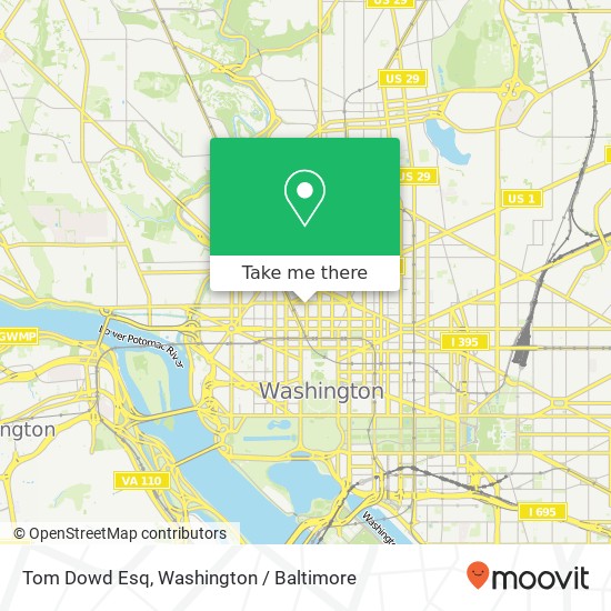 Mapa de Tom Dowd Esq, 1150 17th St NW