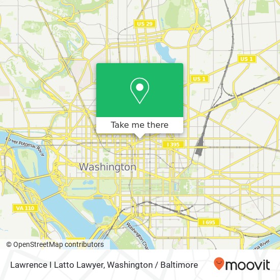 Lawrence I Latto Lawyer, 901 New York Ave NW map