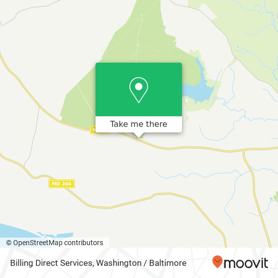 Mapa de Billing Direct Services, 21944 Point Lookout Rd