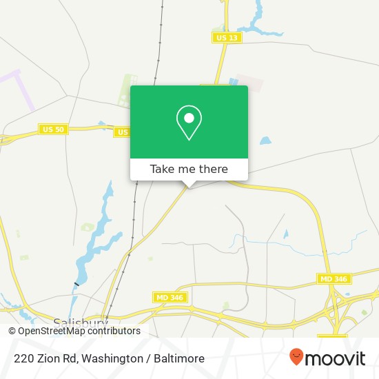 220 Zion Rd, Salisbury, MD 21804 map