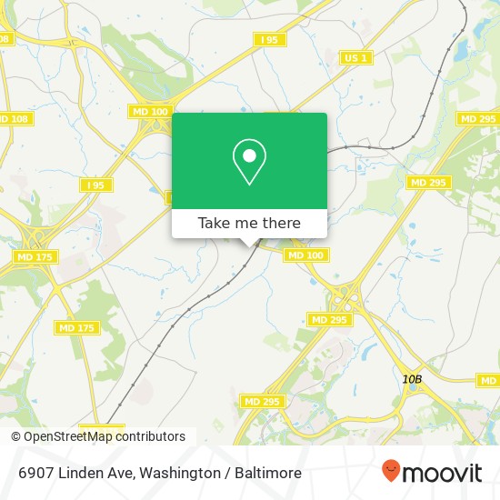 6907 Linden Ave, Elkridge, MD 21075 map
