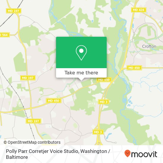 Mapa de Polly Parr Corretjer Voice Studio, 13201 Idlewild Dr