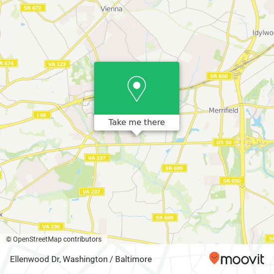 Ellenwood Dr, Fairfax, VA 22031 map