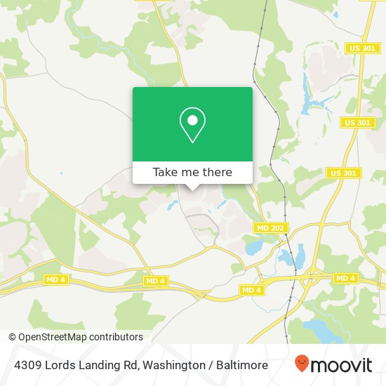 4309 Lords Landing Rd, Upper Marlboro, MD 20772 map