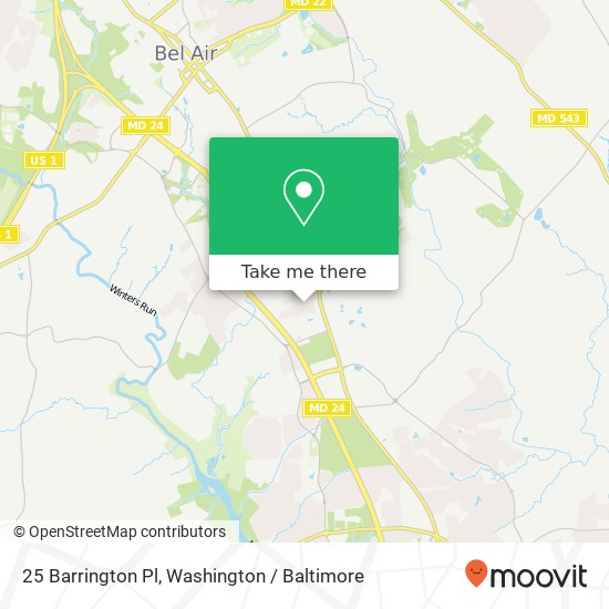 25 Barrington Pl, Bel Air, MD 21014 map