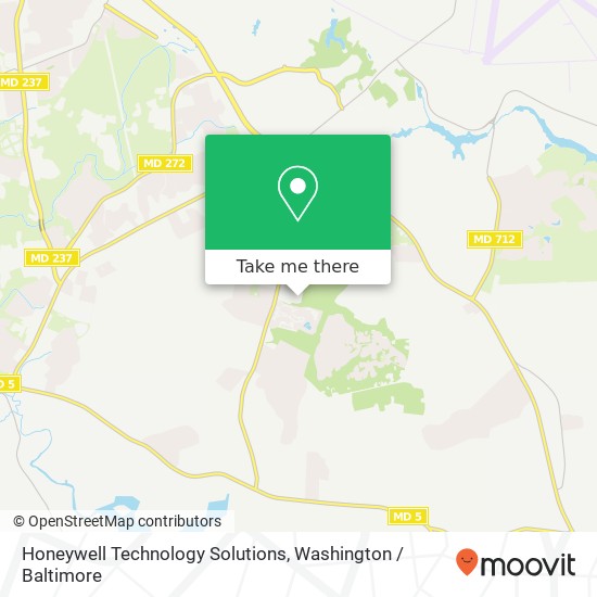 Mapa de Honeywell Technology Solutions, 46967 Bradley Blvd