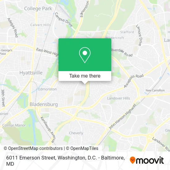 6011 Emerson Street map