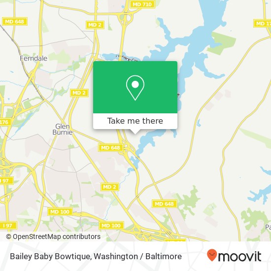 Mapa de Bailey Baby Bowtique, 25 Thomas Rd