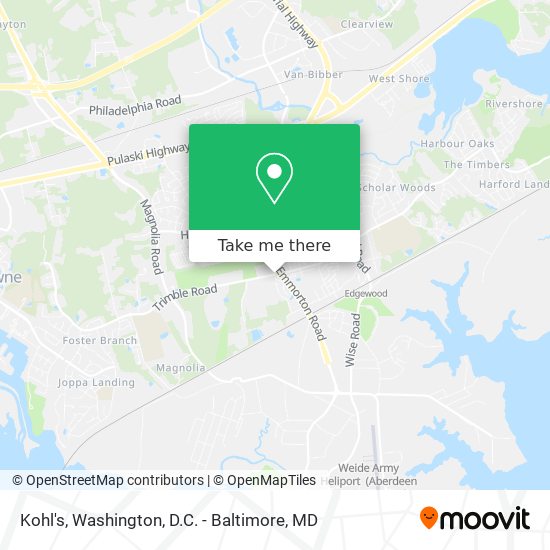 Kohl's map