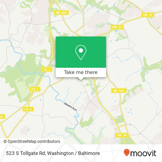 523 S Tollgate Rd, Bel Air, MD 21014 map