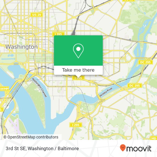 3rd St SE, Washington, DC 20003 map