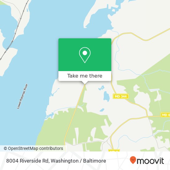 8004 Riverside Rd, Indian Head, MD 20640 map