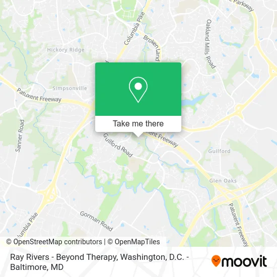 Ray Rivers - Beyond Therapy map