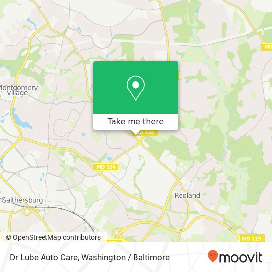 Mapa de Dr Lube Auto Care, 8031 Snouffer School Rd