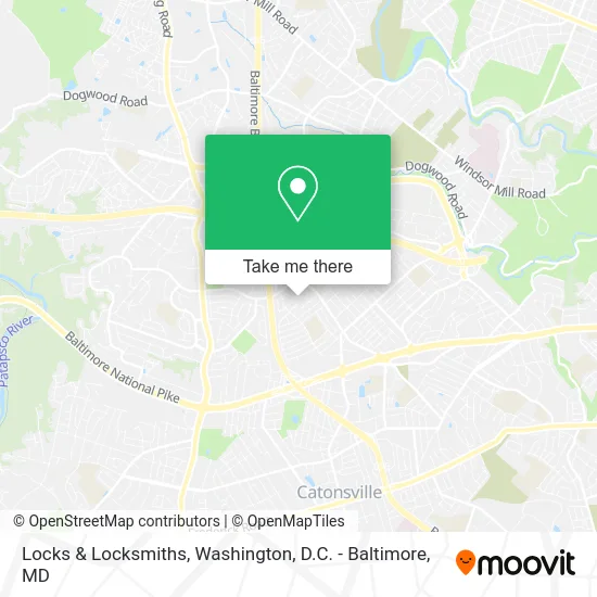 Locks & Locksmiths map