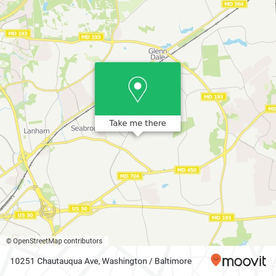 10251 Chautauqua Ave, Lanham, MD 20706 map