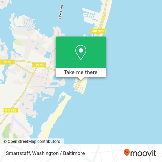 Mapa de Smartstaff, 203 S Baltimore Ave