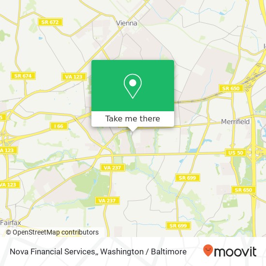 Mapa de Nova Financial Services,, 3049 Nutley St