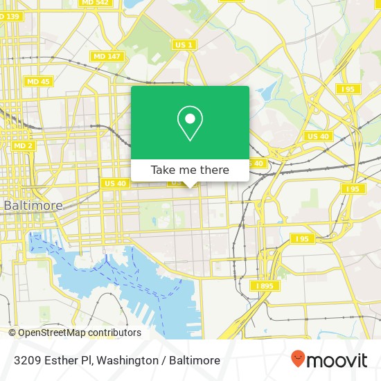 3209 Esther Pl, Baltimore, MD 21224 map