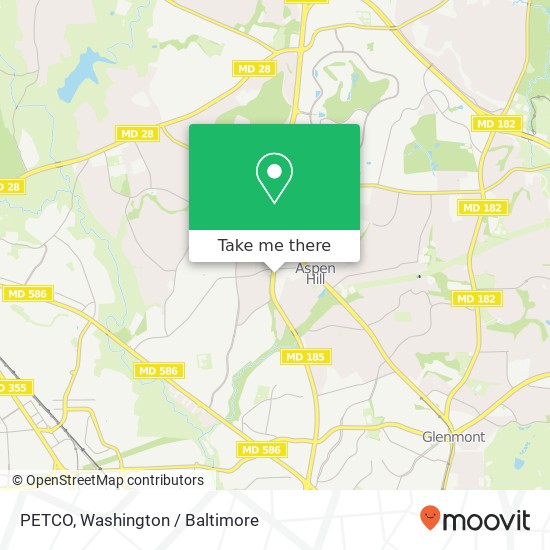 Mapa de PETCO, 13685 Connecticut Ave