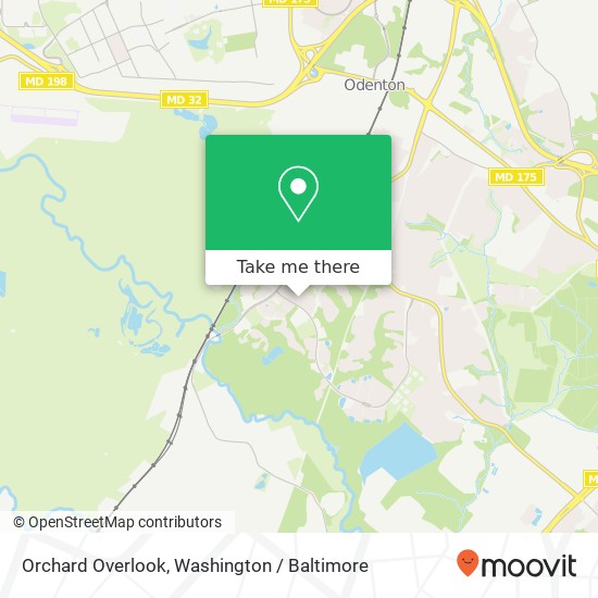 Orchard Overlook, Odenton, MD 21113 map