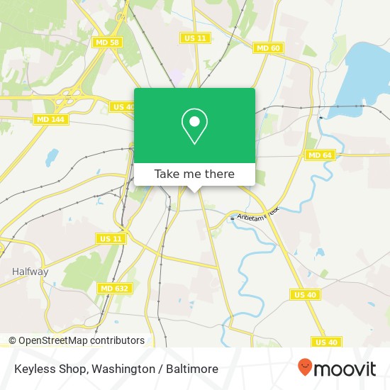 Mapa de Keyless Shop, 261 Frederick St
