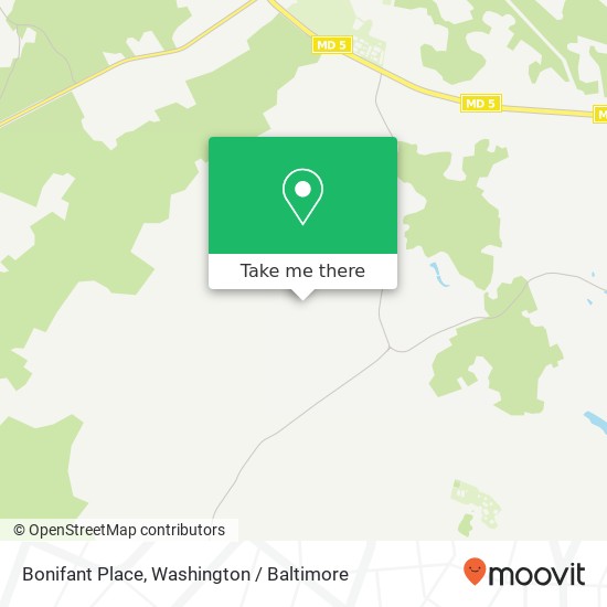 Bonifant Place map