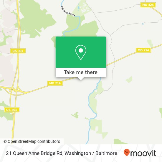 21 Queen Anne Bridge Rd, Upper Marlboro (SPRINGDALE), MD 20774 map