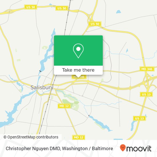 Christopher Nguyen DMD, 1101 Healthway Dr map