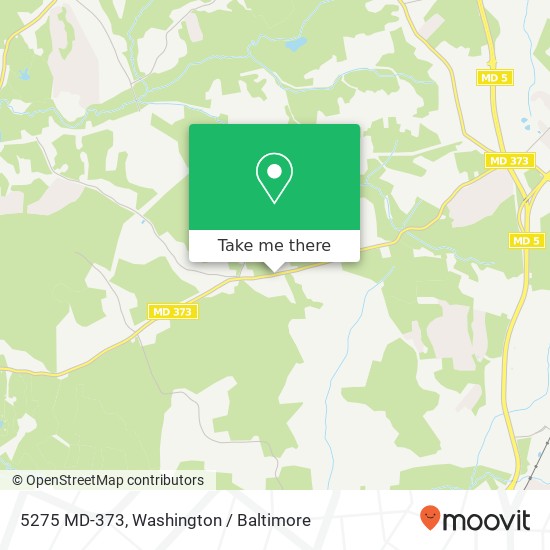 Mapa de 5275 MD-373, Brandywine, MD 20613