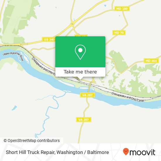 Mapa de Short Hill Truck Repair, 604 W Potomac St
